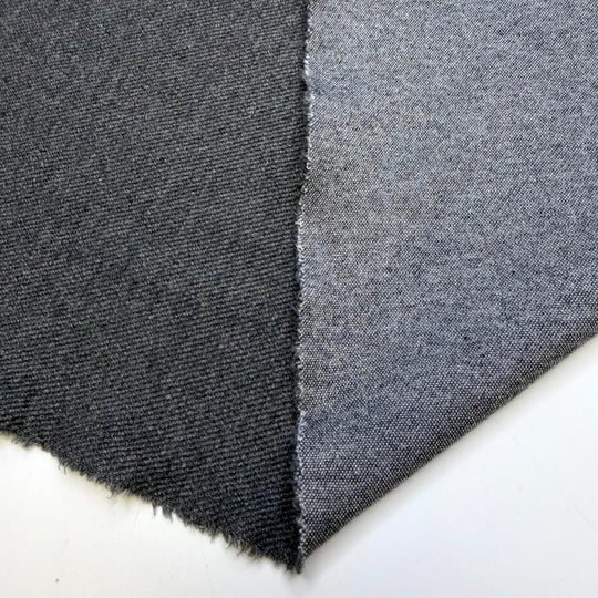 Zelten - Natural Blend Knit - Dark Grey - 2.2M Bundle - True Deadstock fabric Fabric by private - Sustainable Textile | FABCYCLE