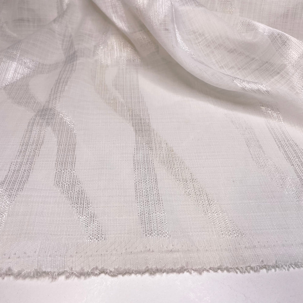 Where The Ski S Have Been - Poly Woven - White - 1/2 Meter (6686954258545)