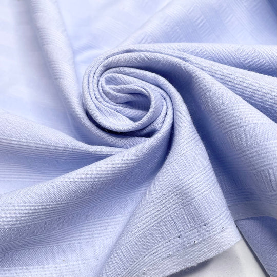 Power Of Invisibility - Poly/Cotton Woven - Light Blue Stripes - 2M Bundle (6693867815025)