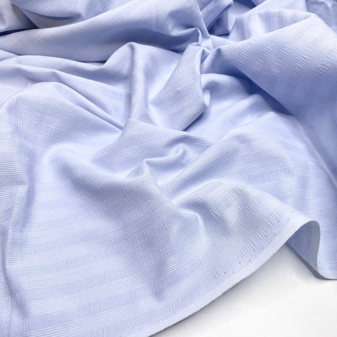 Power Of Invisibility - Poly/Cotton Woven - Light Blue Stripes - 2M Bundle (6693867815025)