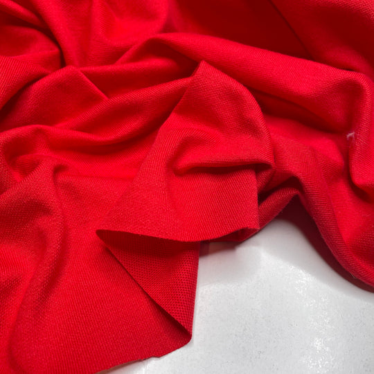 Jig Tempo - Tubular Jersey Cotton/Poly Knit - Red - 1/2 Meter (6695367344241)
