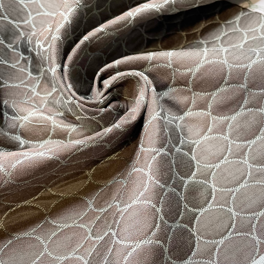 Alien Eggs - Cotton Blend Knit - Brown/Grey Geometric - Bundles (6699060559985)