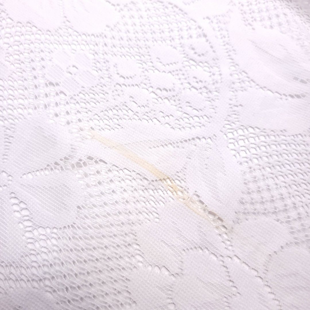 Bridal Brunch - Lace Poly Knit - White Floral - 1.6M Bundle (6706056396913)