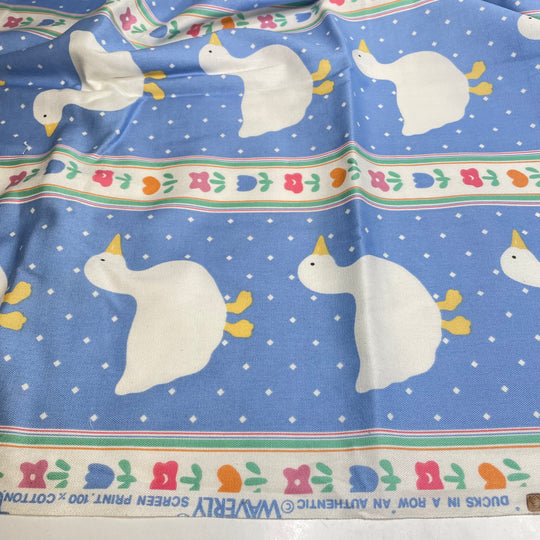 Duck Duck Goose - Cotton Woven - Blue Multi Stripes - 1M Bundle (6716858531953)