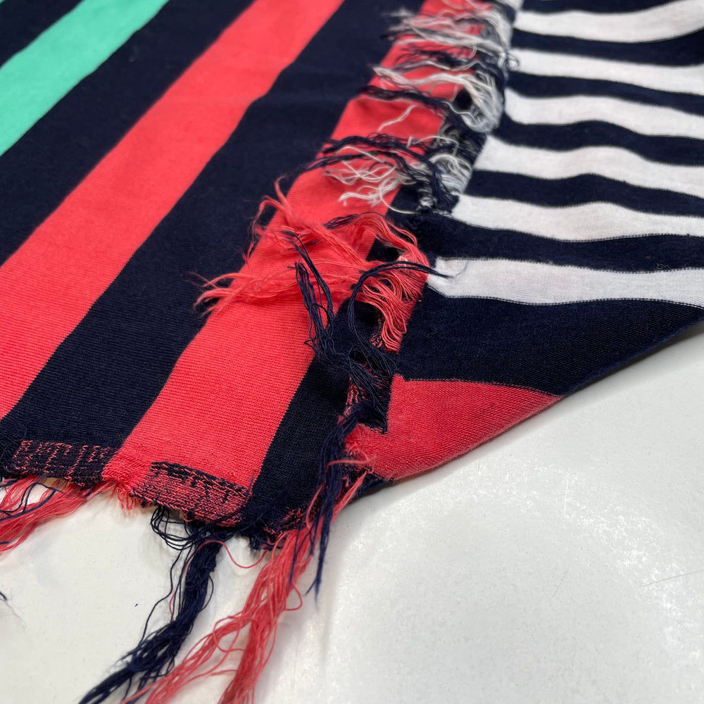 Mother's Day Yoga In The Park - Jersey Cotton/Spandex Knit - Navy Multi Stripes - 2M Bundle (6725221023857)