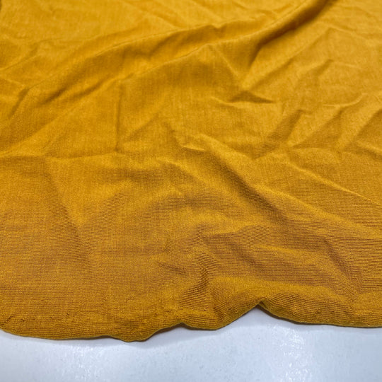 Chrysanthemums - Jersey Bamboo/Spandex Knit - Yellow - 0.8M Bundle (6725518950513)