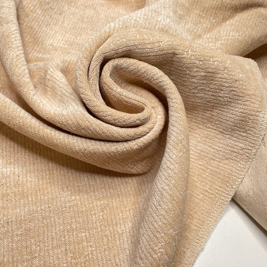Spring Rolls - Corduroy Synthetic Blend Woven - Light Beige - 1.3M Bundle (6727587135601)