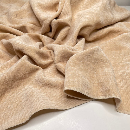 Spring Rolls - Corduroy Synthetic Blend Woven - Light Beige - 1.3M Bundle (6727587135601)