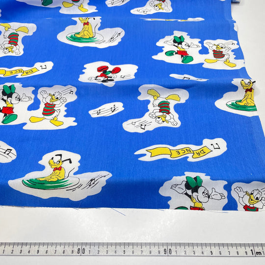 Mickey Mouse And Friends - Poly/Cotton Woven - Blue Multi Animals - 1.55M Bundle (6738208489585)