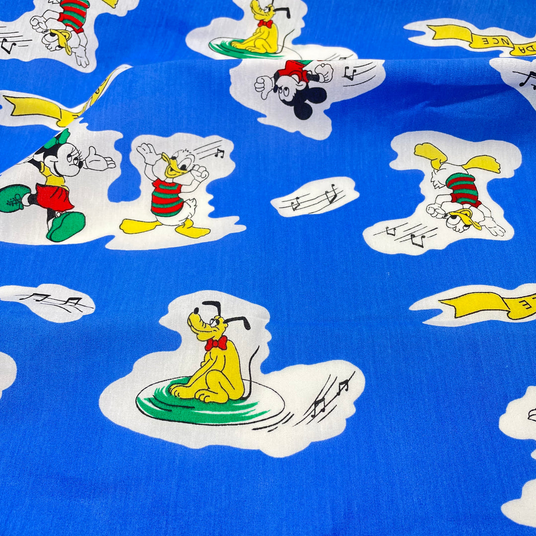 Mickey Mouse And Friends - Poly/Cotton Woven - Blue Multi Animals - 1.55M Bundle (6738208489585)