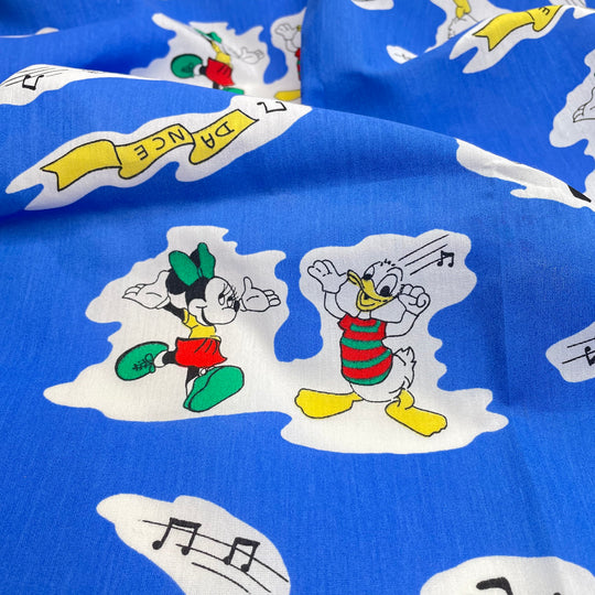 Mickey Mouse And Friends - Poly/Cotton Woven - Blue Multi Animals - 1.55M Bundle (6738208489585)