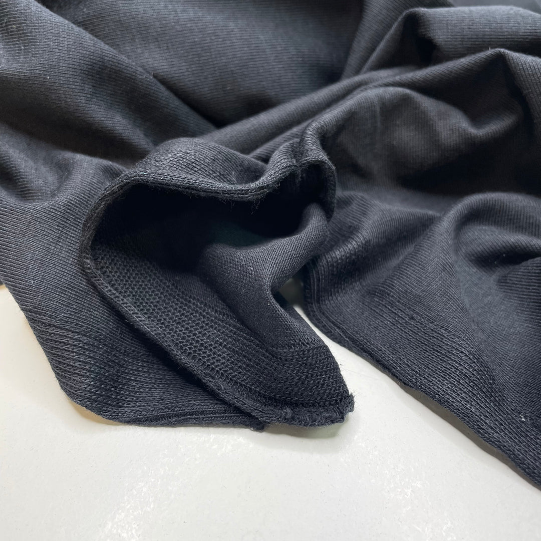 Classic Black Tea - Jersey Bamboo Blend Knit - Black - Bundles (6744552570993)