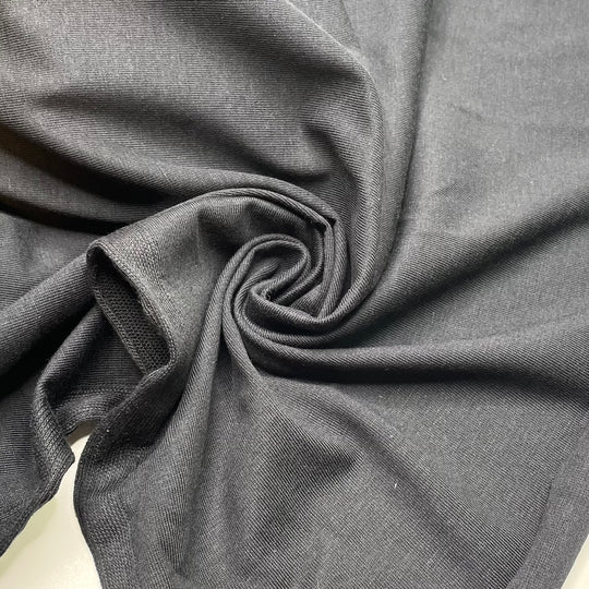 Classic Black Tea - Jersey Bamboo Blend Knit - Black - Bundles (6744552570993)