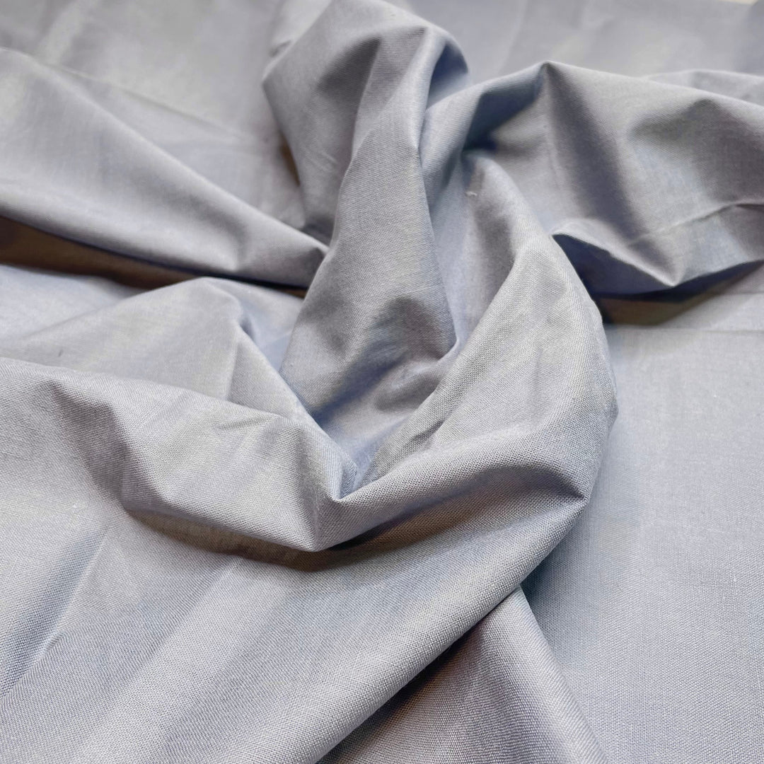 On The Rocks - Iron On Cotton/Glue Woven - Grey/Blue - 1.1M Bundle (6748572647537)