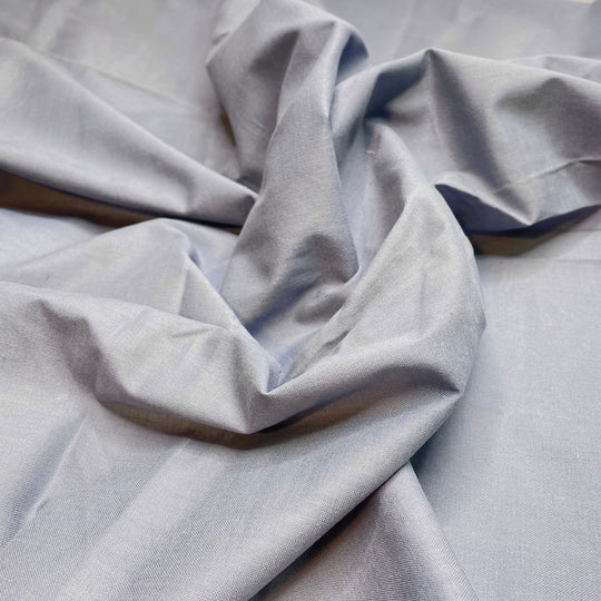 On The Rocks - Iron On Cotton/Glue Woven - Grey/Blue - 1.1M Bundle (6748572647537)