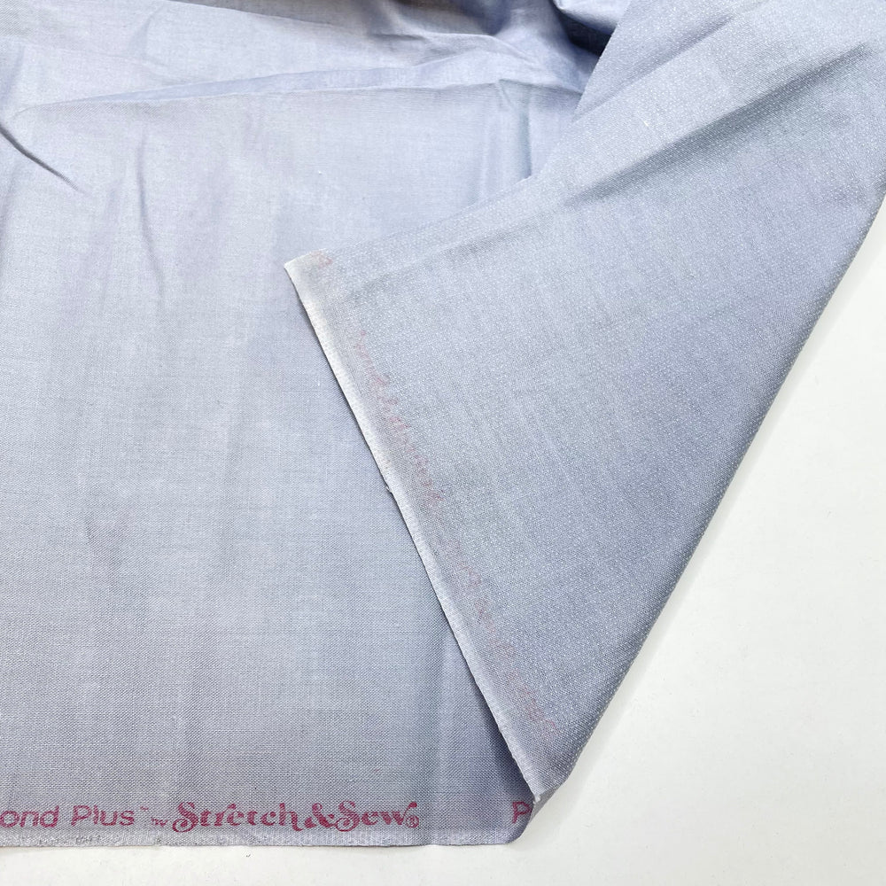 On The Rocks - Iron On Cotton/Glue Woven - Grey/Blue - 1.1M Bundle (6748572647537)