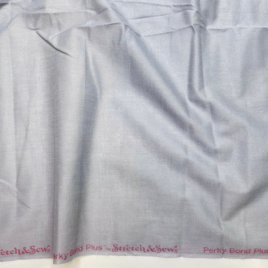 On The Rocks - Iron On Cotton/Glue Woven - Grey/Blue - 1.1M Bundle (6748572647537)
