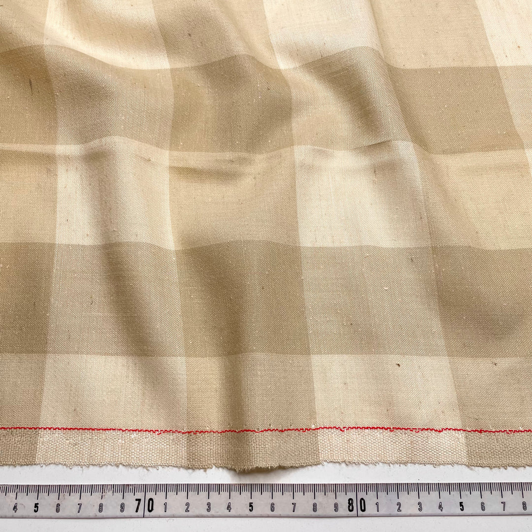 Double Check Please - Wool Woven - Beige Check - 3.9M Bundle (6780570009713)