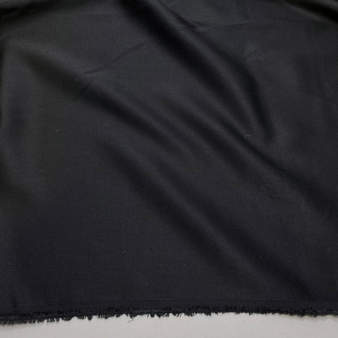 Sooooo Classic - Sateen Polyester Blend Woven - Black - 1M Bundle (6781385572465)