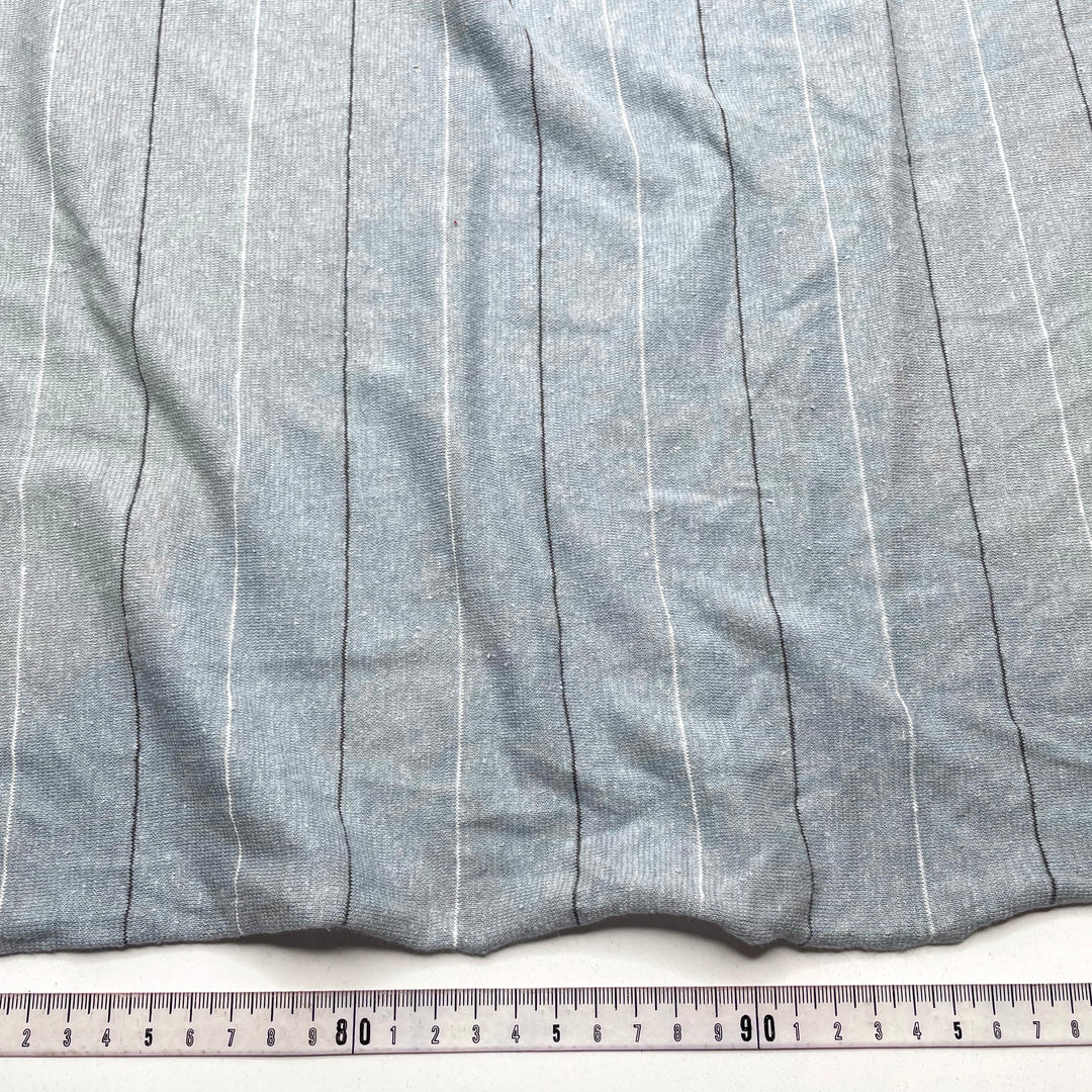 Hand-Me-Downs - Jersey Cotton/Linen Knit - Blue Multi Pinstripe - 2.4M Bundle (6782785093745)