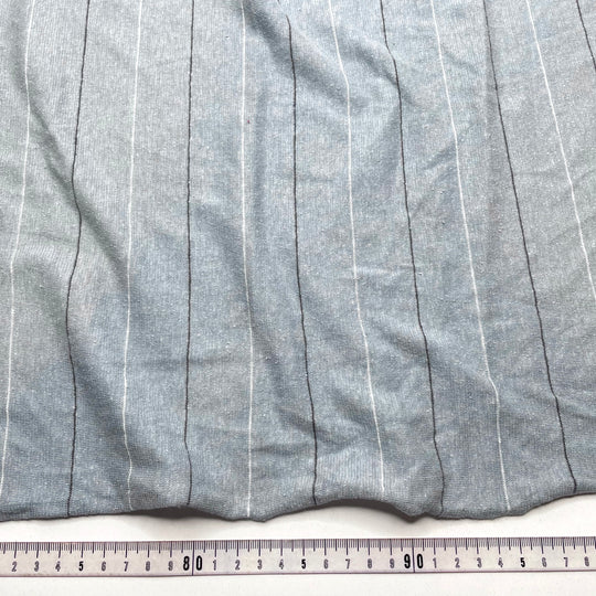 Hand-Me-Downs - Jersey Cotton/Linen Knit - Blue Multi Pinstripe - 2.4M Bundle (6782785093745)