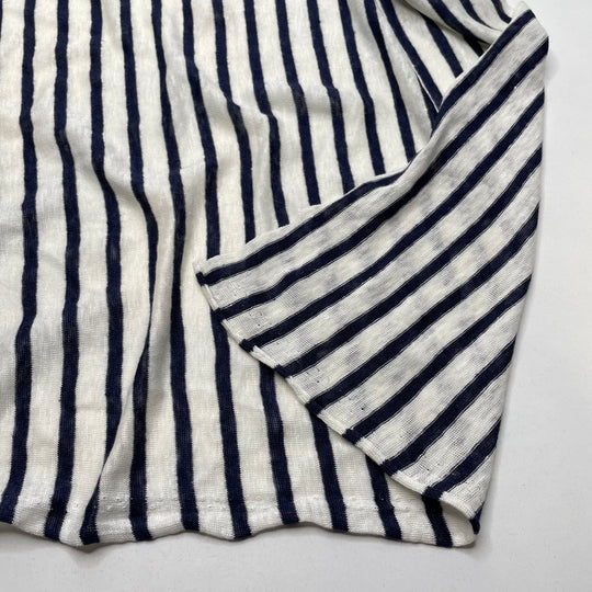 Is That My Sweater - Jersey Cotton/Linen Knit - Light Grey/Navy Stripes - 2.9M Bundle (6782788599921)