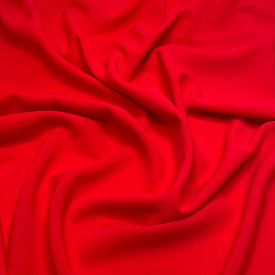 Polycule - Crepe Poly Woven - Red - 3.5M Bundle (6783357223025)