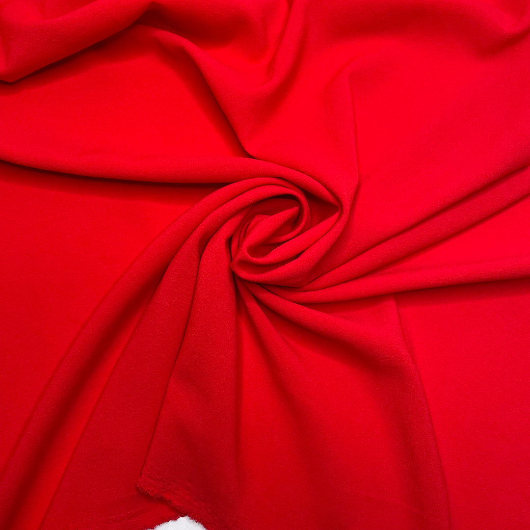 Polycule - Crepe Poly Woven - Red - 3.5M Bundle (6783357223025)
