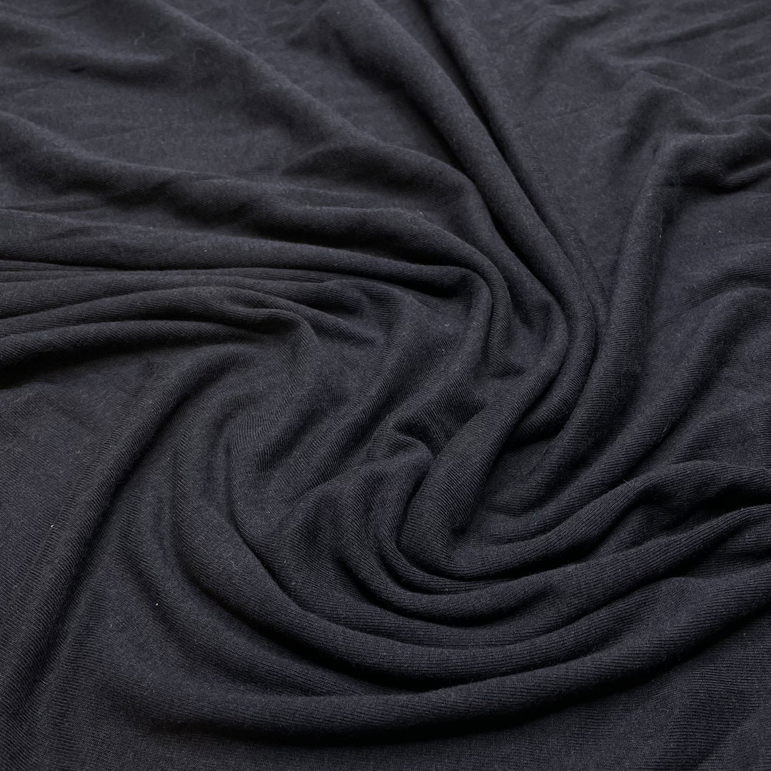 Love Hate Relationship - Tubular Rib Knit Cotton Blend Knit - Black - 2.1M Bundle (6783367774321)