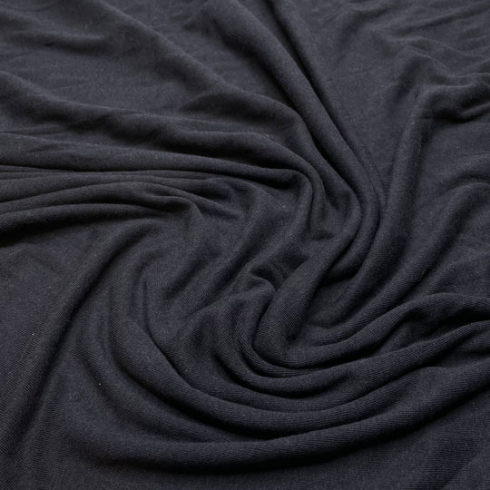 Love Hate Relationship - Tubular Rib Knit Cotton Blend Knit - Black - 2.1M Bundle (6783367774321)