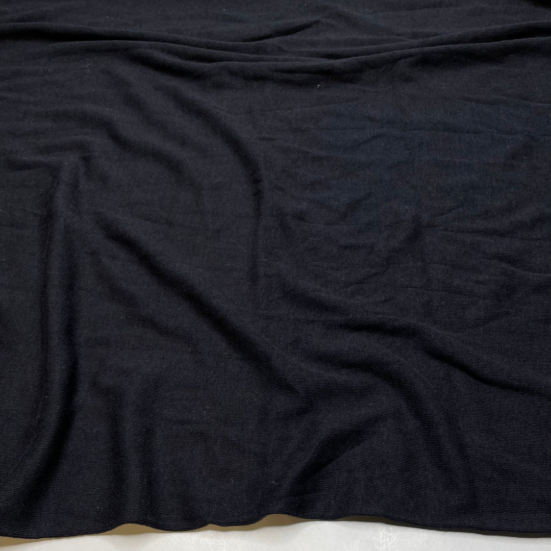 Love Hate Relationship - Tubular Rib Knit Cotton Blend Knit - Black - 2.1M Bundle (6783367774321)