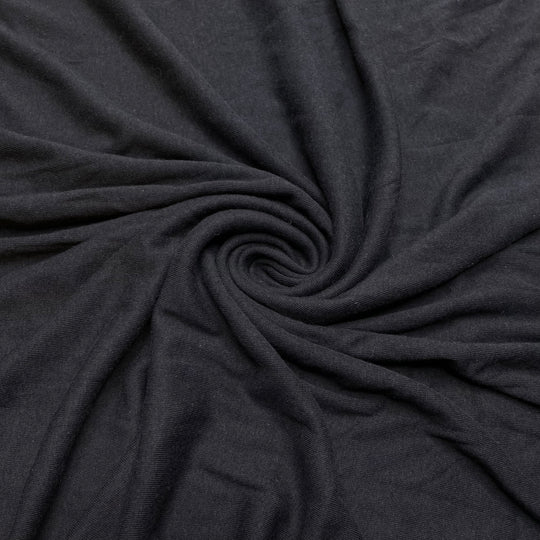 Love Hate Relationship - Tubular Rib Knit Cotton Blend Knit - Black - 2.1M Bundle (6783367774321)