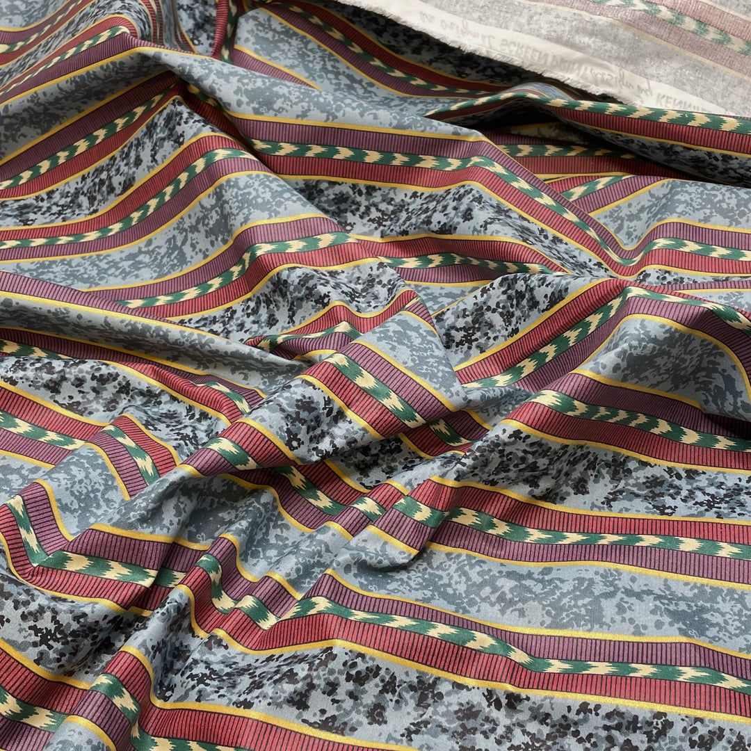 Tradition - Cotton Woven - Blue Multi Stripes - 2M Bundle (6783398281329)