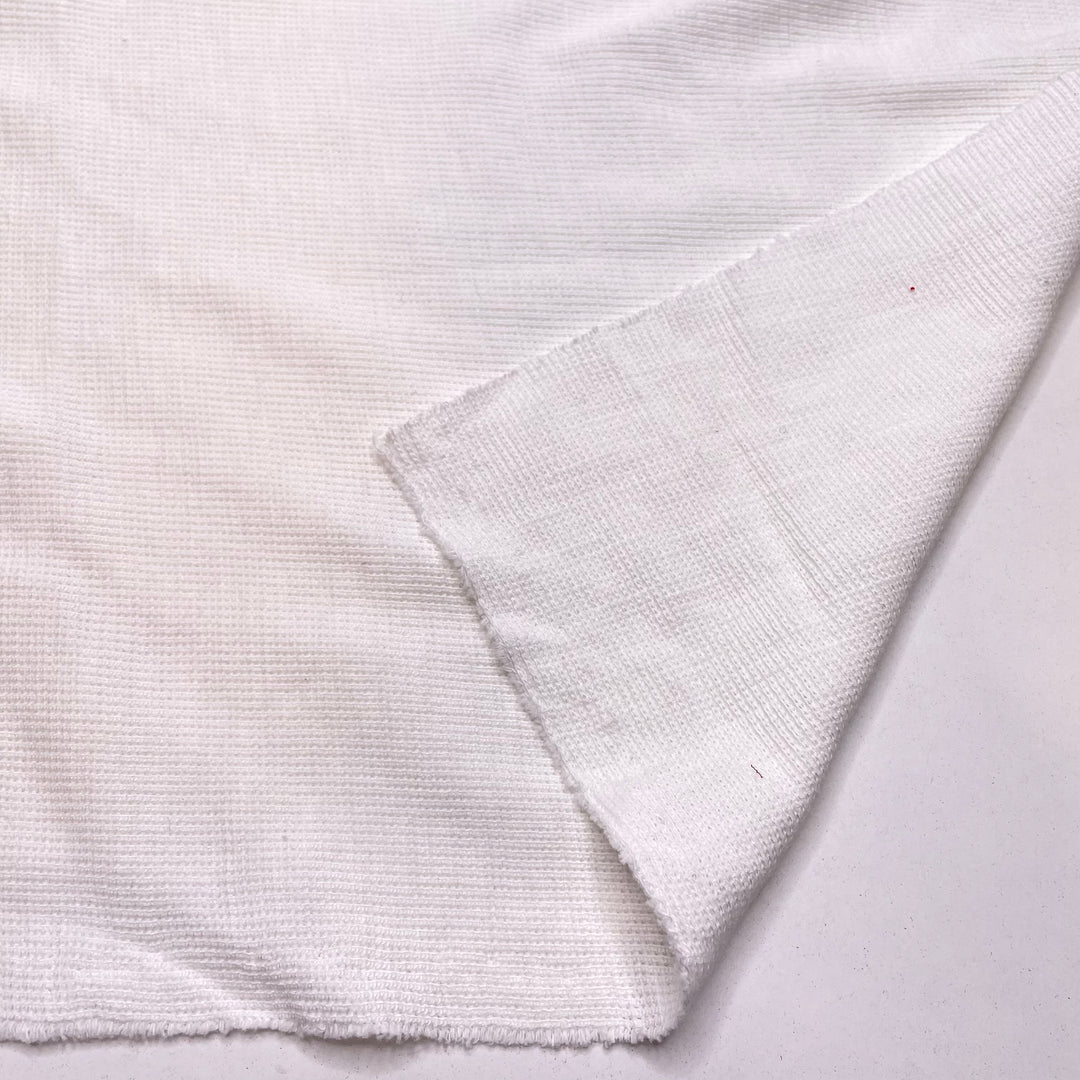 Knitting In The Round - Rib Knit Cotton Knit - White - 1.35M Bundle (6786828599409)