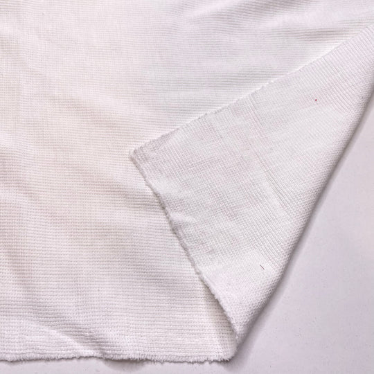 Knitting In The Round - Rib Knit Cotton Knit - White - 1.35M Bundle (6786828599409)