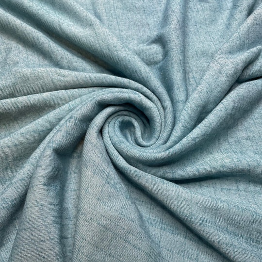 Knitting Flat - Terry Towel Poly Knit - Blue - Bundles (6786830467185)