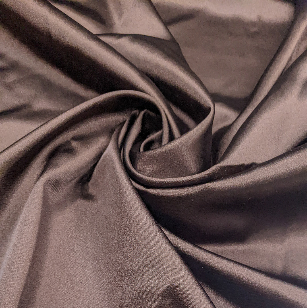 Chocolate Ganache - Satin Poly Woven - Brown - 2M Bundle (6786833711217)