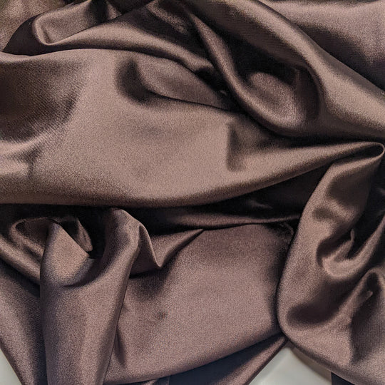 Chocolate Ganache - Satin Poly Woven - Brown - 2M Bundle (6786833711217)