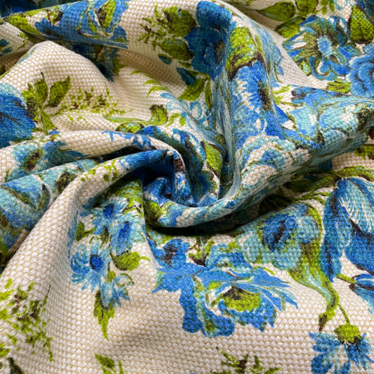 Your First Cable Pattern - Synthetic Woven - Cream Multi Floral - 2.2M Bundle (6788389240945)