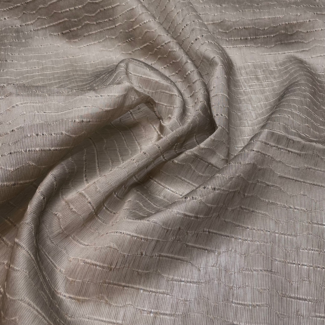 Worsted - Poly Woven - Taupe Stripes - 1.4M Bundle (6788402086001)
