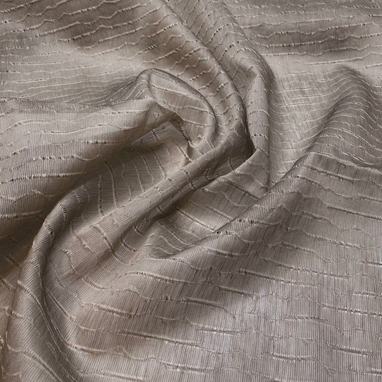 Worsted - Poly Woven - Taupe Stripes - 1.4M Bundle (6788402086001)