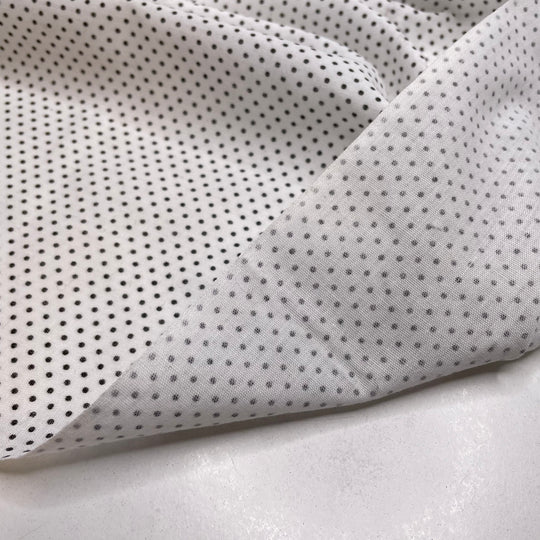 Baby Polka Dot - Cotton Blend Woven - White/Black Polka Dots - 1.85M Bundle (6790928498801)
