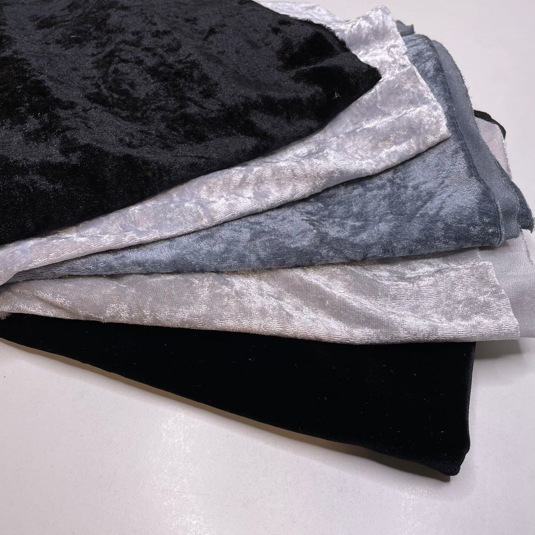 Velvet Mixed Pack - Velvet, Crushed Velvet Poly Knit - Multi - Bundles (6793519857777)