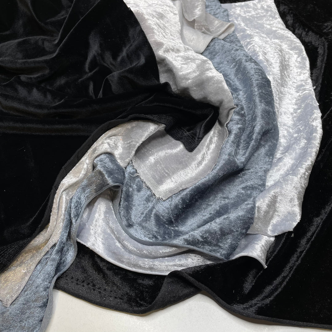 Velvet Mixed Pack - Velvet, Crushed Velvet Poly Knit - Multi - Bundles (6793519857777)