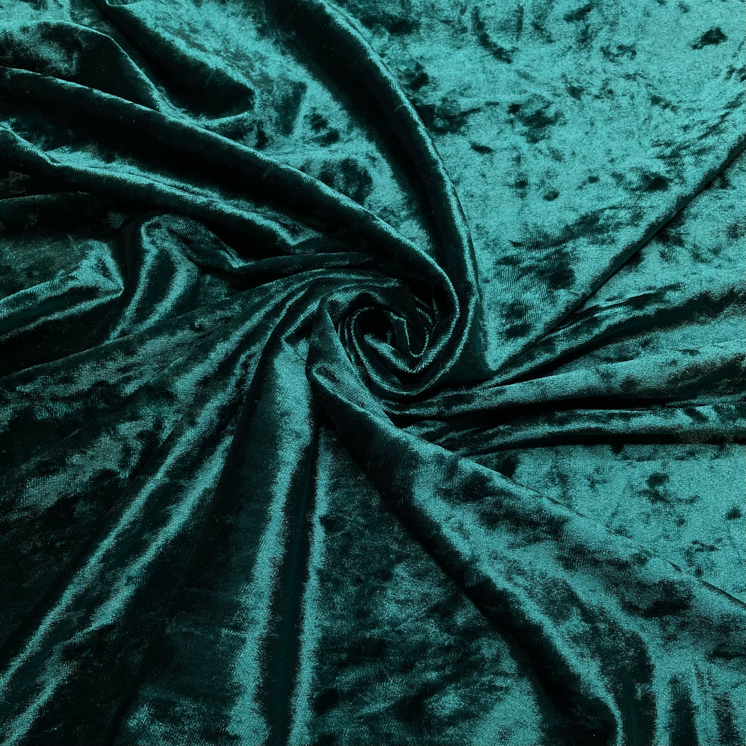 Jaskier - Crushed Velvet Poly Knit - Green - 1.4M Bundle (6793861890161)