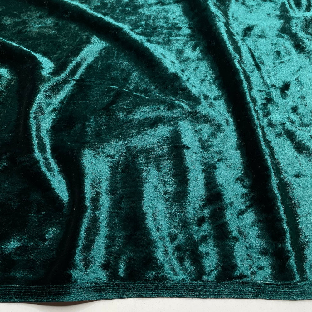 Jaskier - Crushed Velvet Poly Knit - Green - 1.4M Bundle (6793861890161)