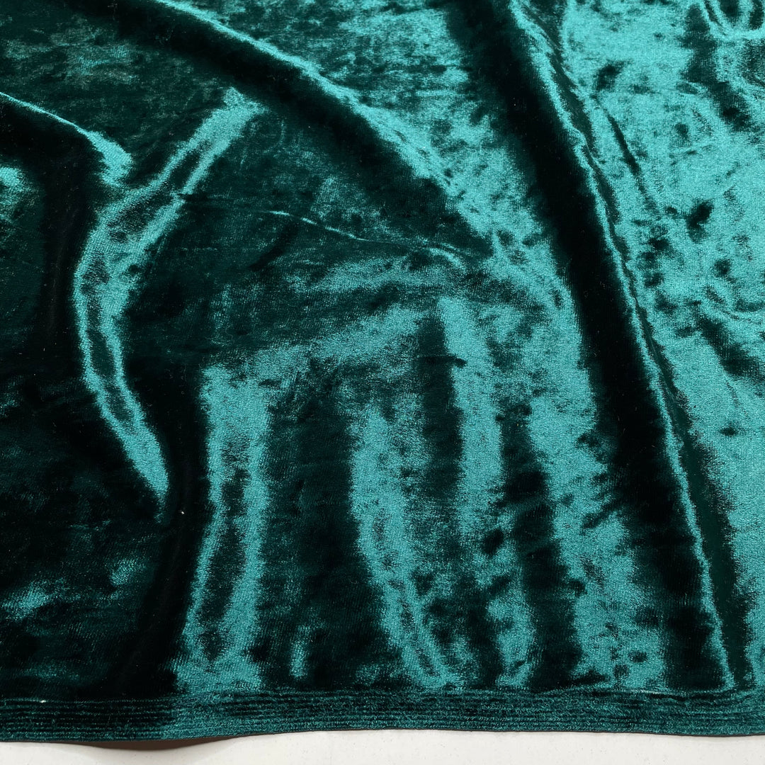Jaskier - Crushed Velvet Poly Knit - Green - 1.4M Bundle (6793861890161)