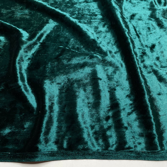 Jaskier - Crushed Velvet Poly Knit - Green - 1.4M Bundle (6793861890161)