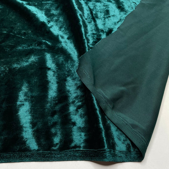 Jaskier - Crushed Velvet Poly Knit - Green - 1.4M Bundle (6793861890161)