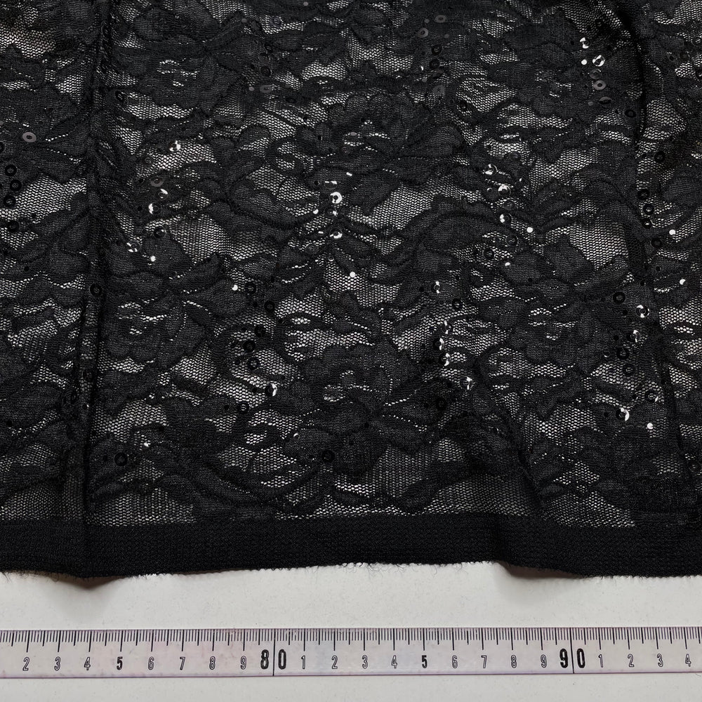 Maleficent - Sequins Lace Synthetic Knit - Black - 1.85M Bundle (6793953575025)